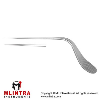 Zoellner Micro Ear Needle Straight Stainless Steel, Standard Size